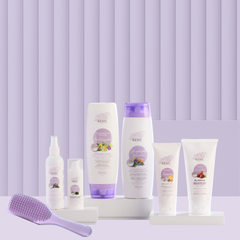 Kit Capilar Crecimiento Anticaída Y Reparación Kesh con Cepillo Anti-Enredos, Anti-Frizz, Anti-Quiebre & Anti-Horquilla
