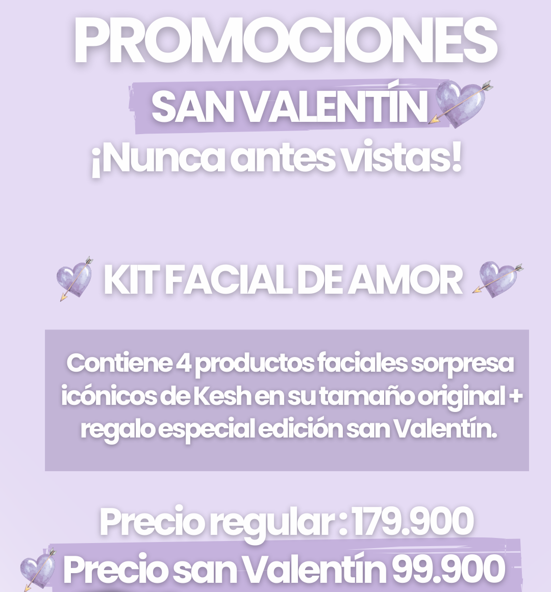 Kit Facial de Amor