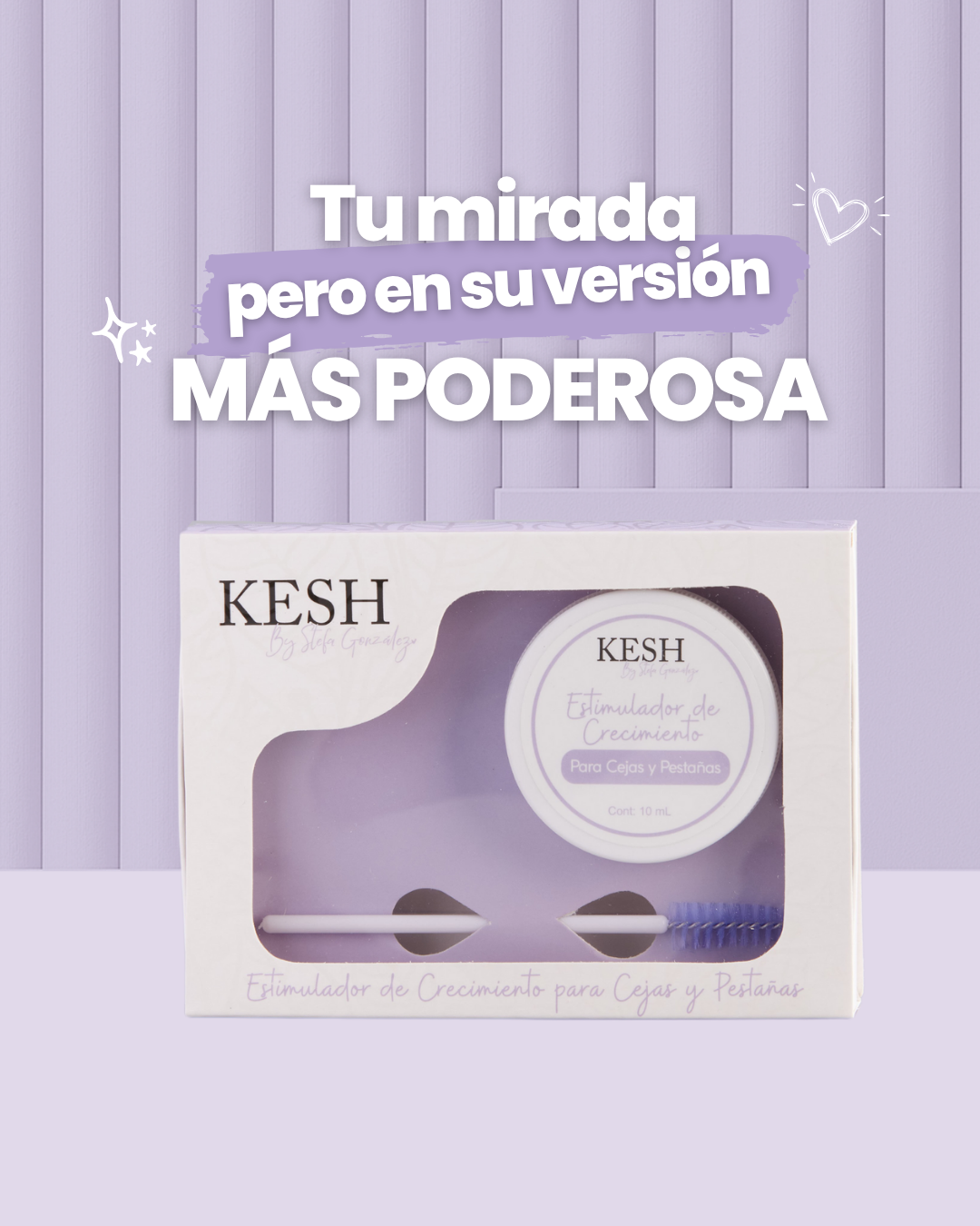 Estimulador de crecimiento para Cejas y Pestañas x 10ml